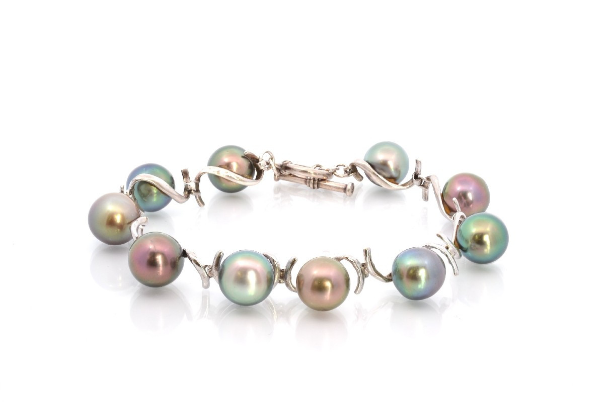 Tahitian Cultured Pearl Bracelet-photo-2