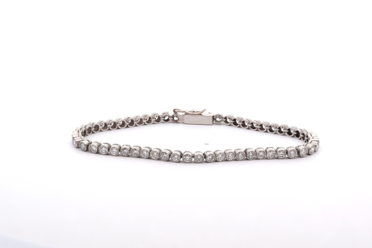 Platinum Diamond Bracelet-photo-2