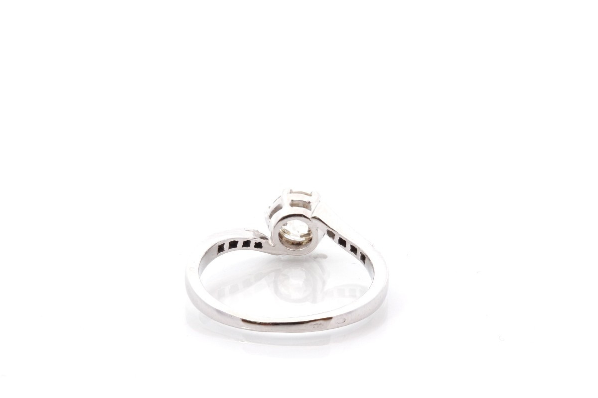 Bague ancienne diamant de 0,93ct K/VS1-photo-1