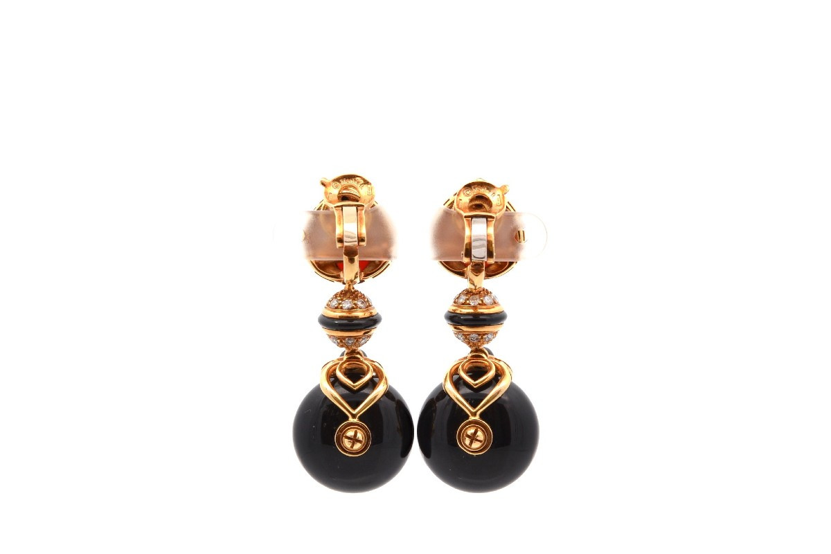 Earrings Signed Marina B.-photo-3