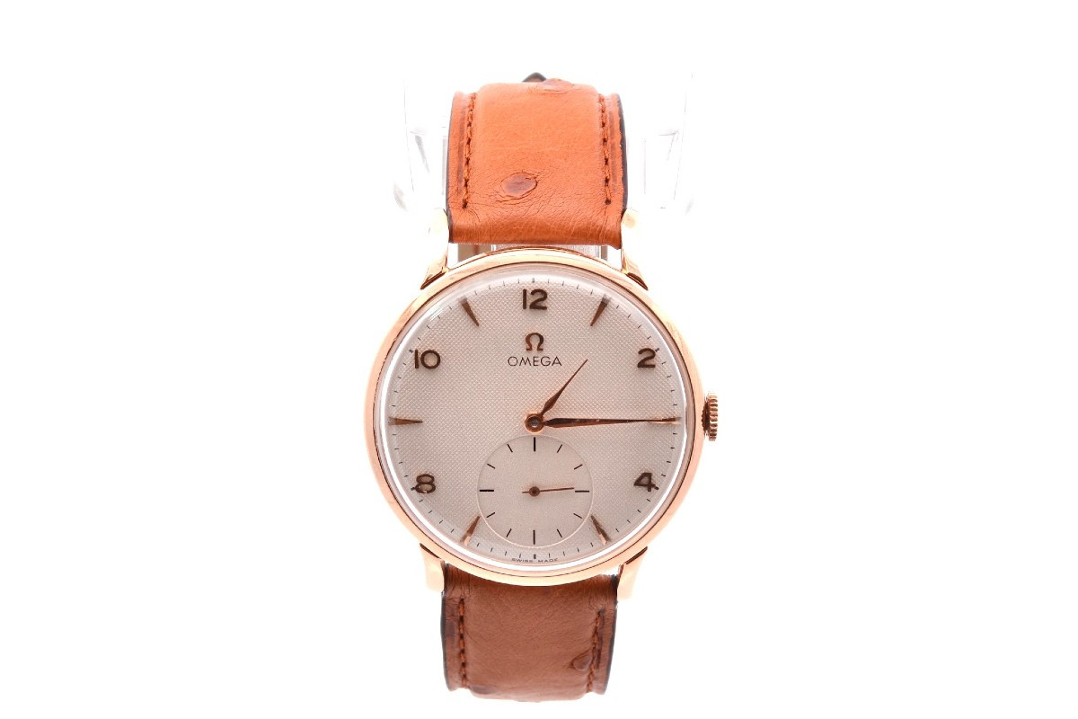 Omega De Ville Trésor 18k Gold Watch-photo-2