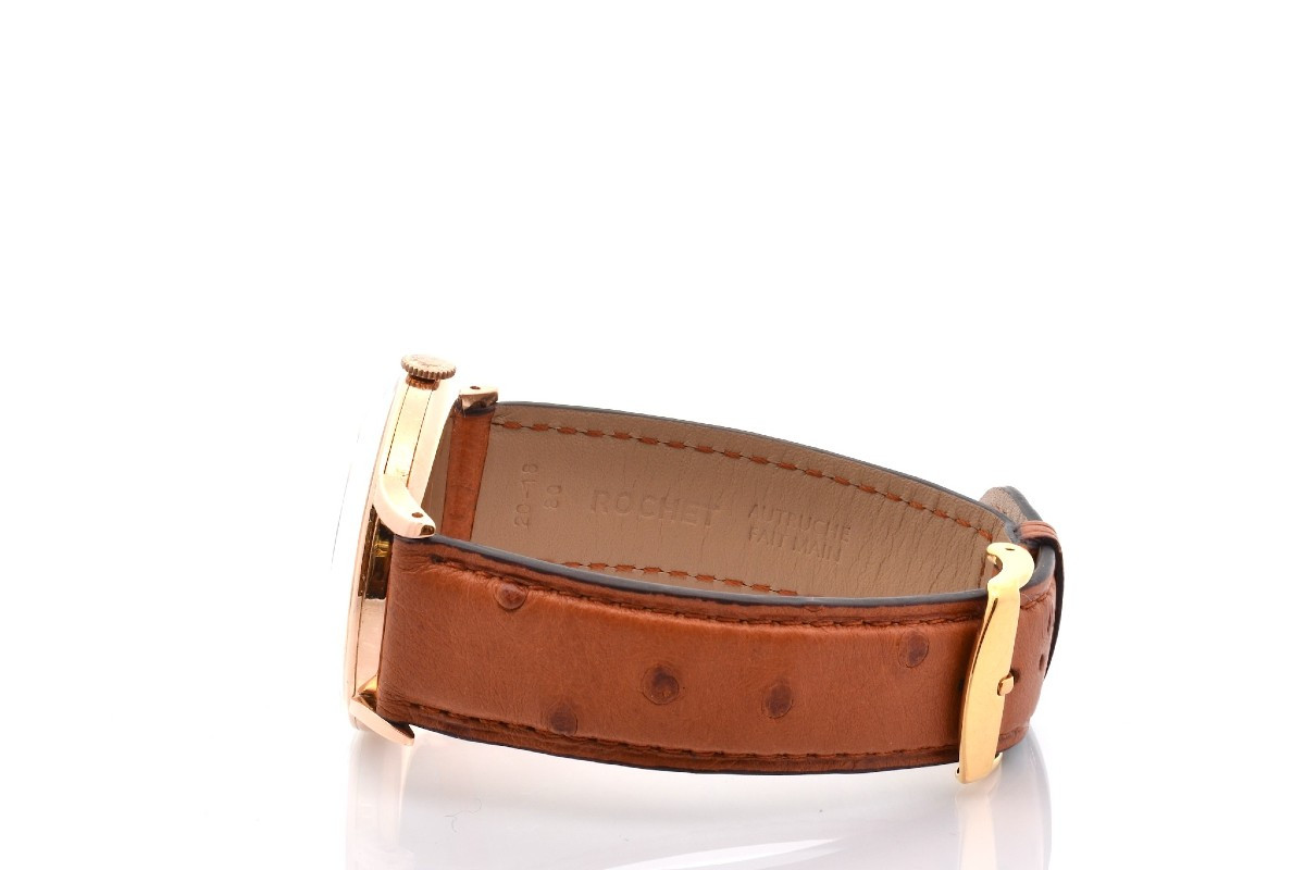 Omega De Ville Trésor 18k Gold Watch-photo-4