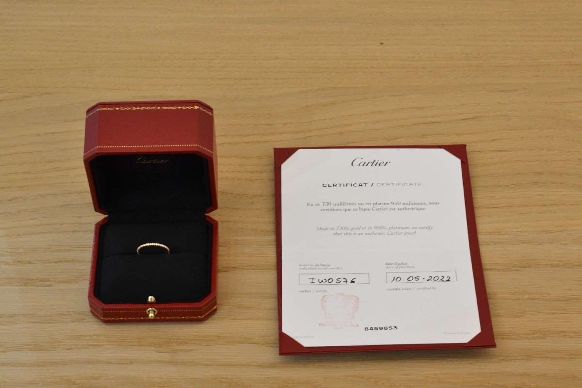 Alliance Cartier diamants en or-photo-3