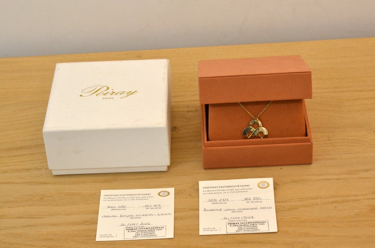 Chaine pendentif Poiray en or 18k-photo-1