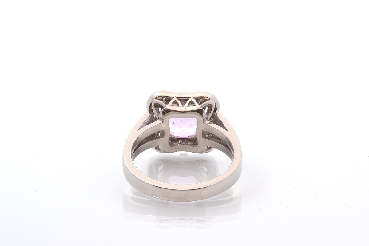 2.21ct Purple Sapphire And Diamond Ring-photo-1