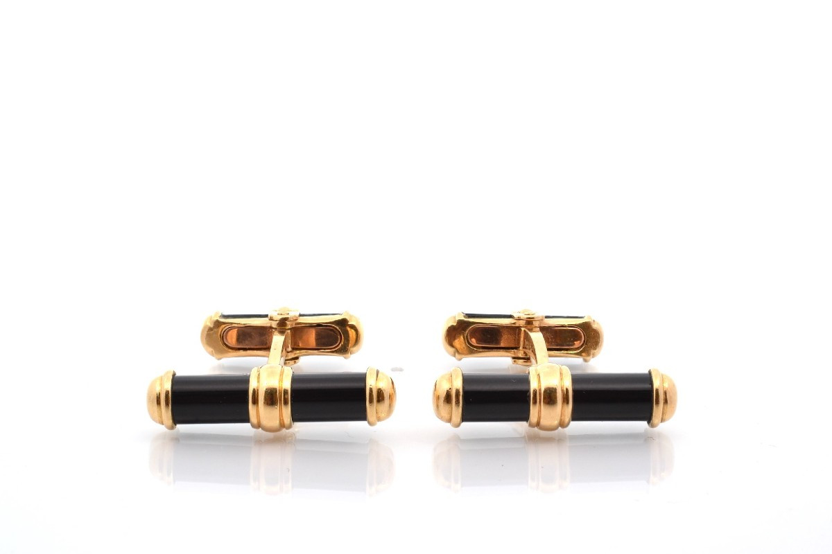 Van Cleef & Arpels Cufflinks In 18k Gold-photo-2