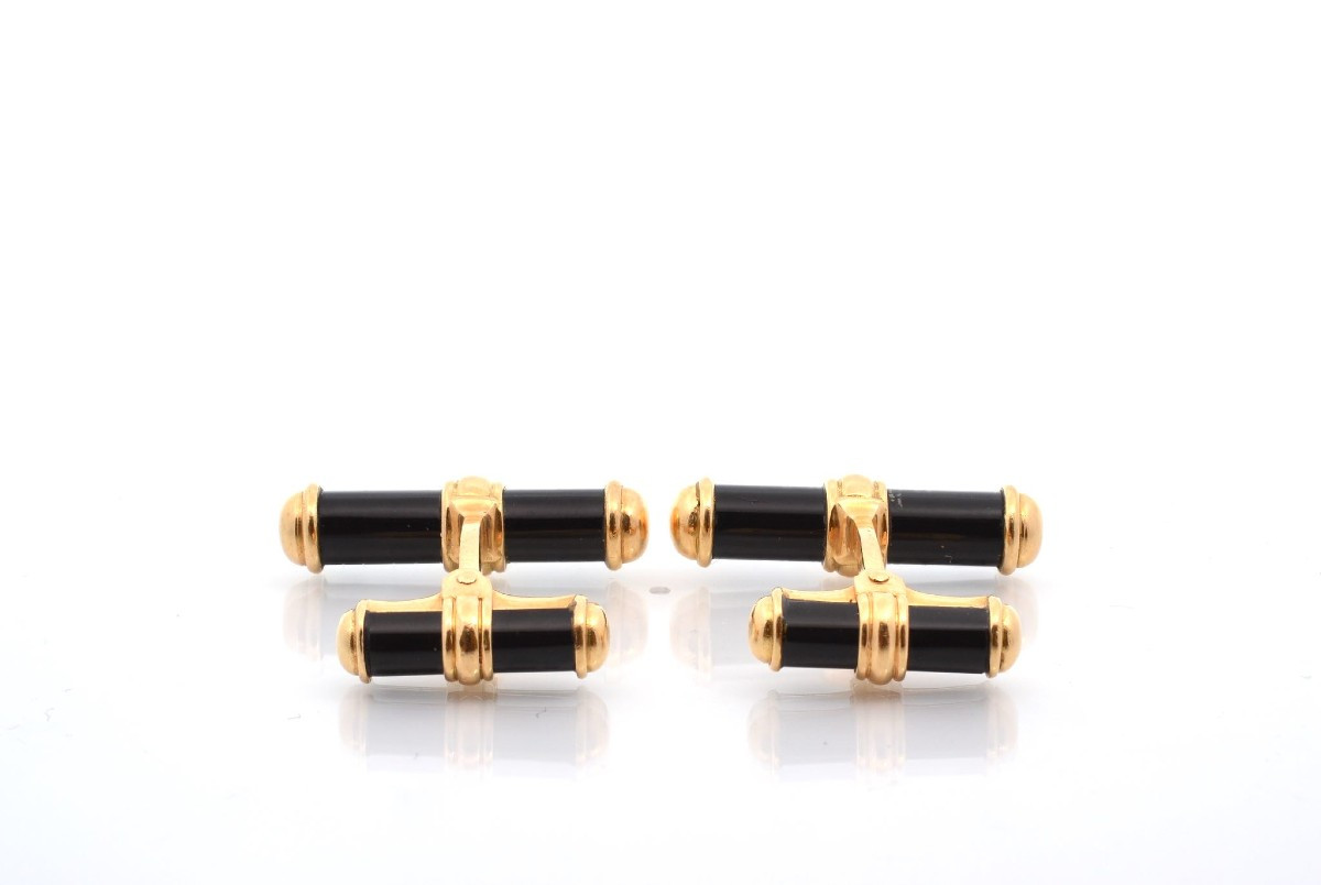Van Cleef & Arpels Cufflinks In 18k Gold-photo-4