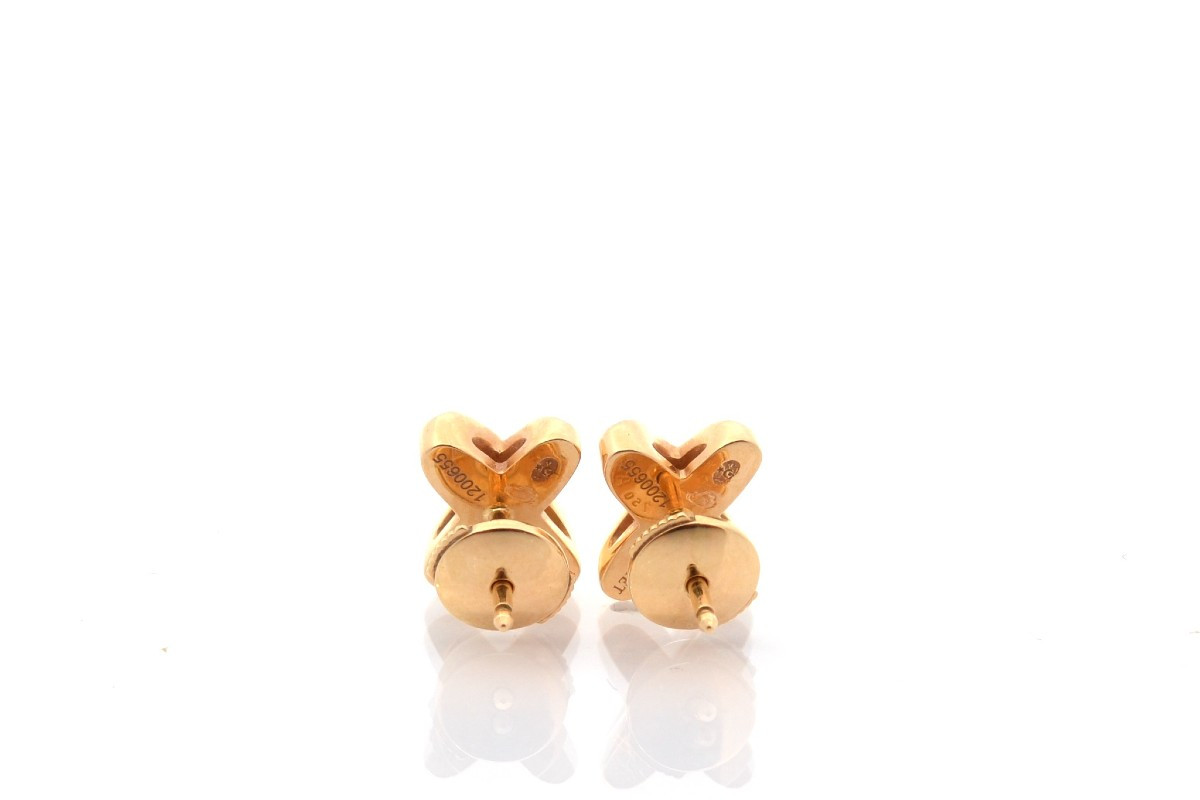 Chaumet Diamond Earrings In 18k Gold-photo-4