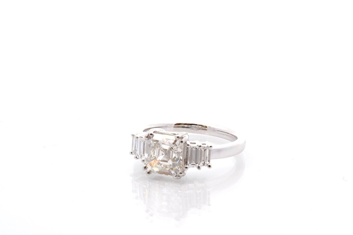 2.14ct H/vvs1 Diamond Ring-photo-4