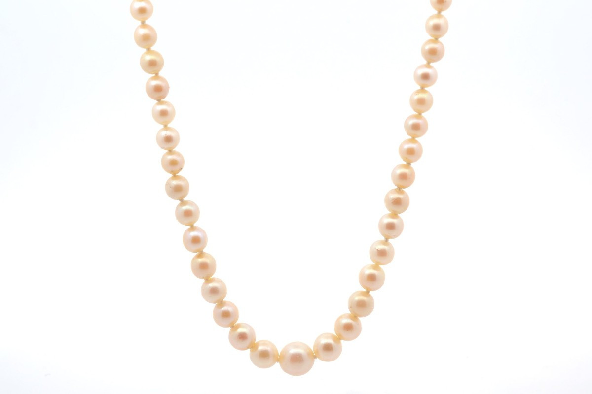 Collier perles de culture et or 18k-photo-2