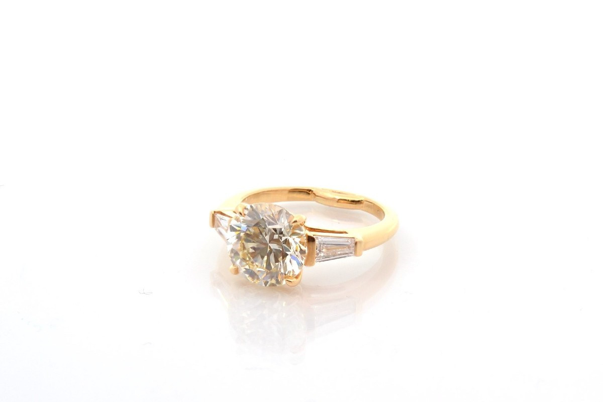 Bague diamant de 3,42cts K/VS1