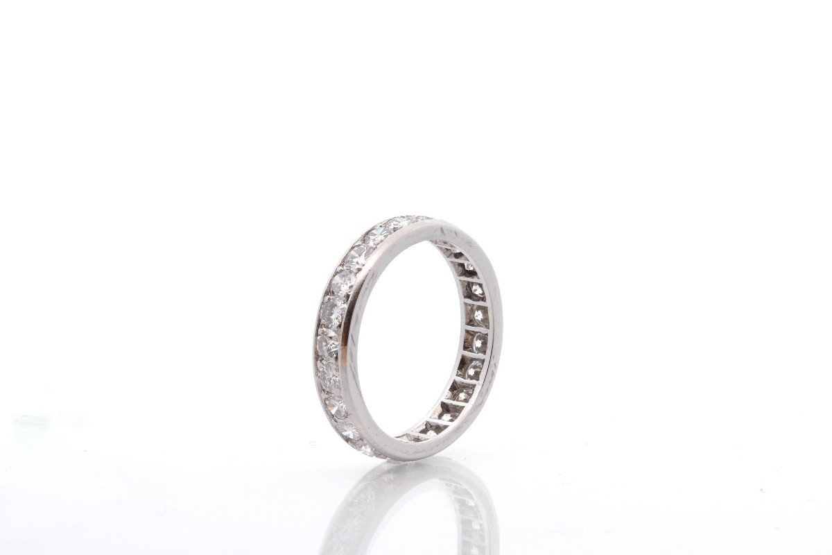 Platinum Diamond Wedding Band-photo-2