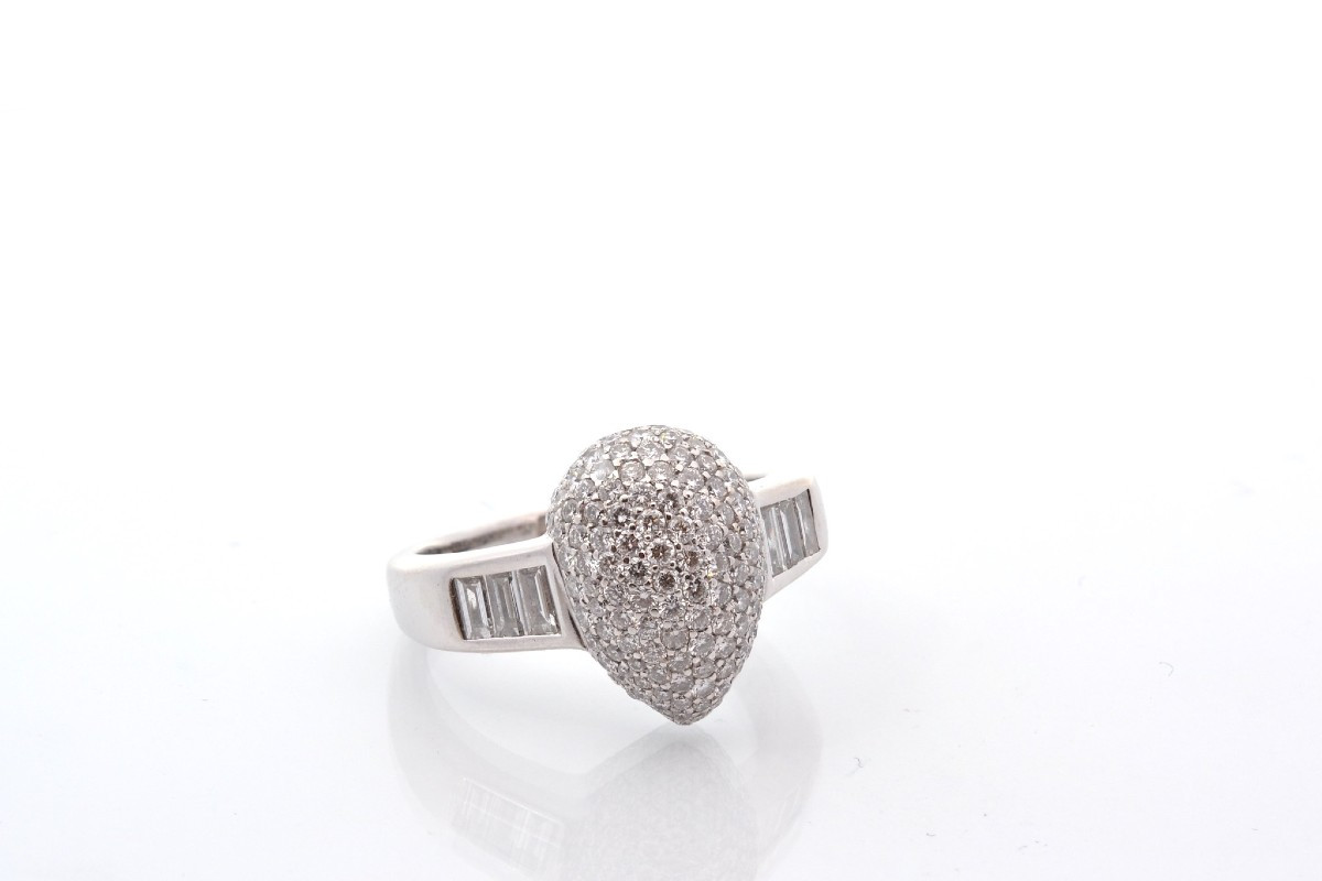 Bague diamants en or 18k-photo-3
