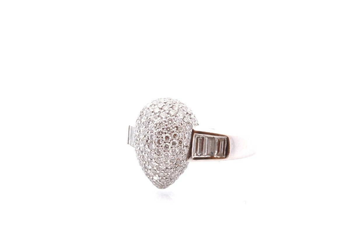 Bague diamants en or 18k
