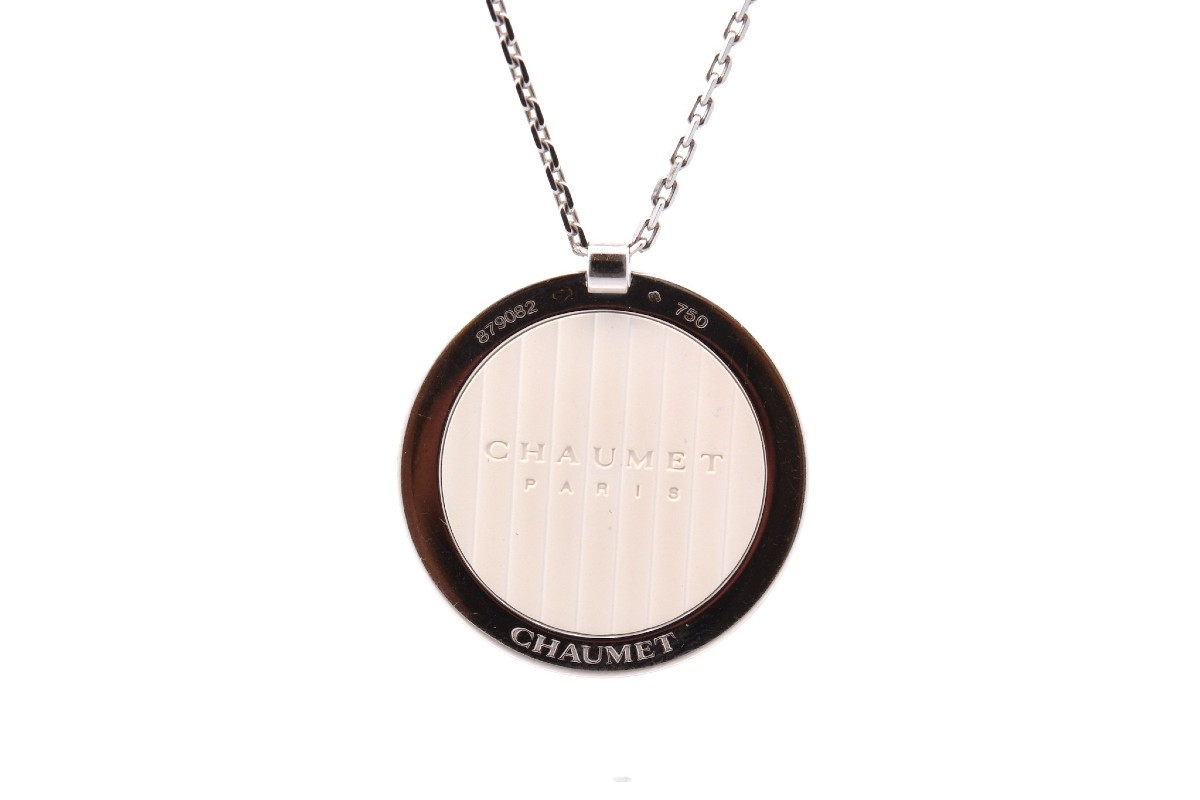 Collier Chaumet Class One diamants et émail-photo-3