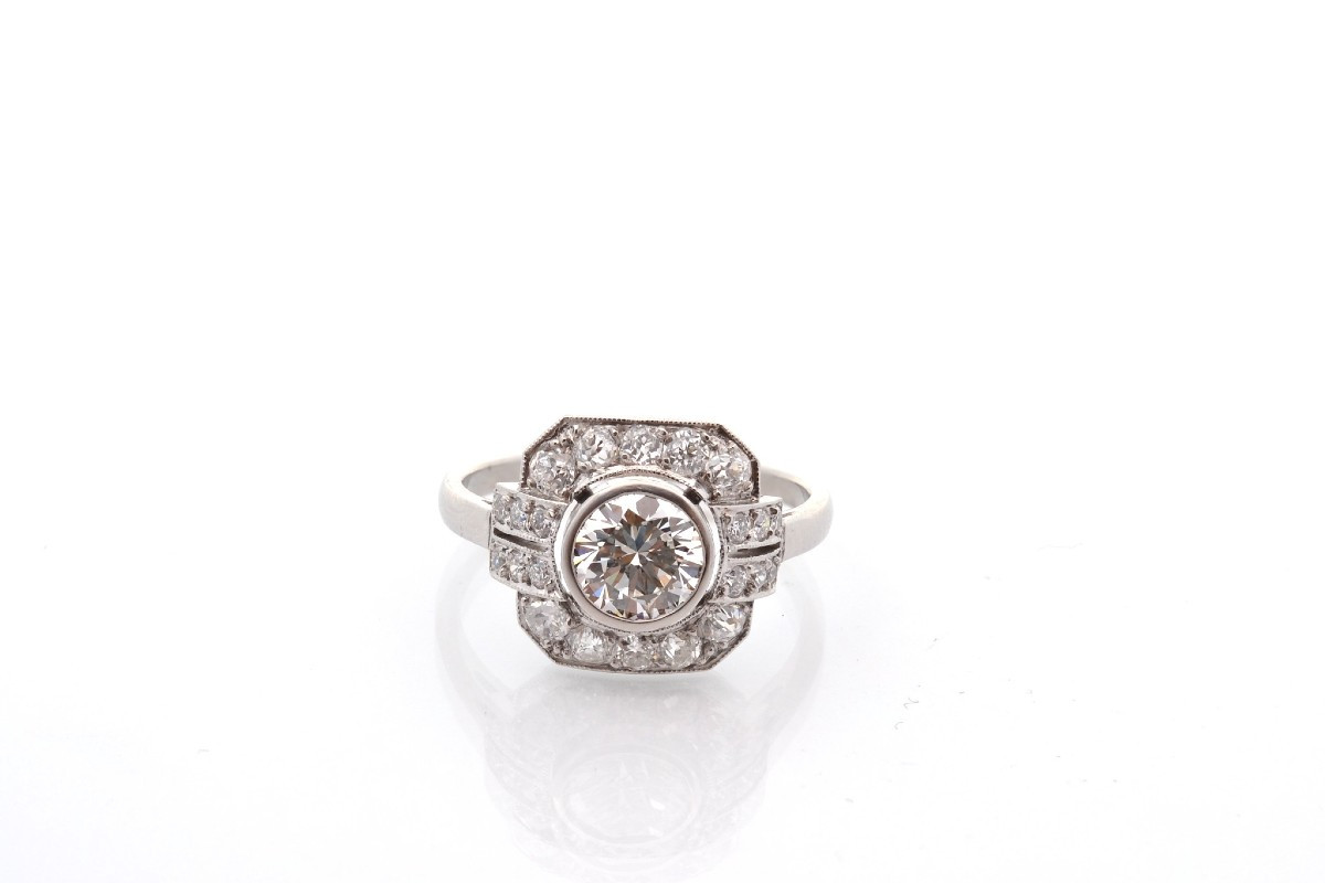 Bague diamant de 0,91ct I/VVS2-photo-2