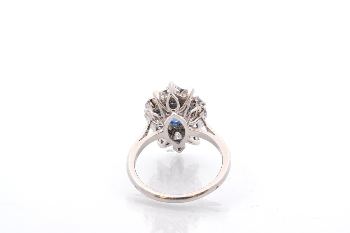 Vintage Sapphire And Diamond Ring-photo-1