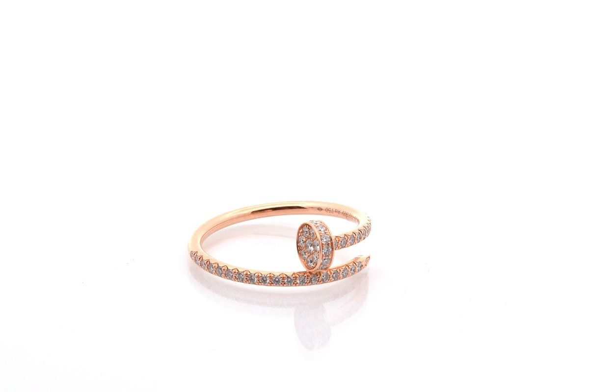 Bague Cartier Juste Un Clou diamants en or-photo-3
