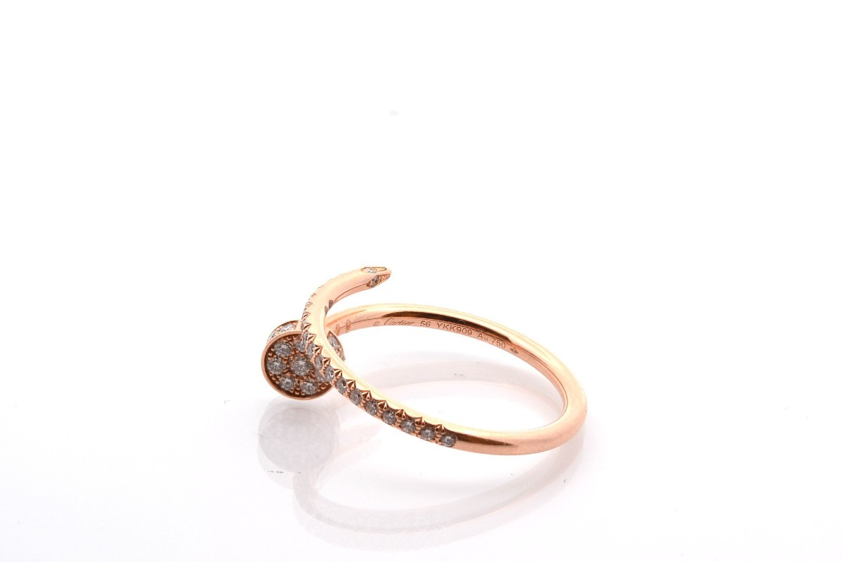 Bague Cartier Juste Un Clou diamants en or-photo-2