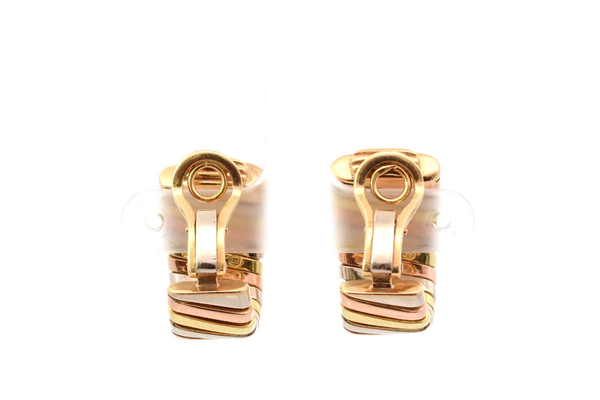 Boucles d’oreilles Bvlgari en or 18k-photo-4