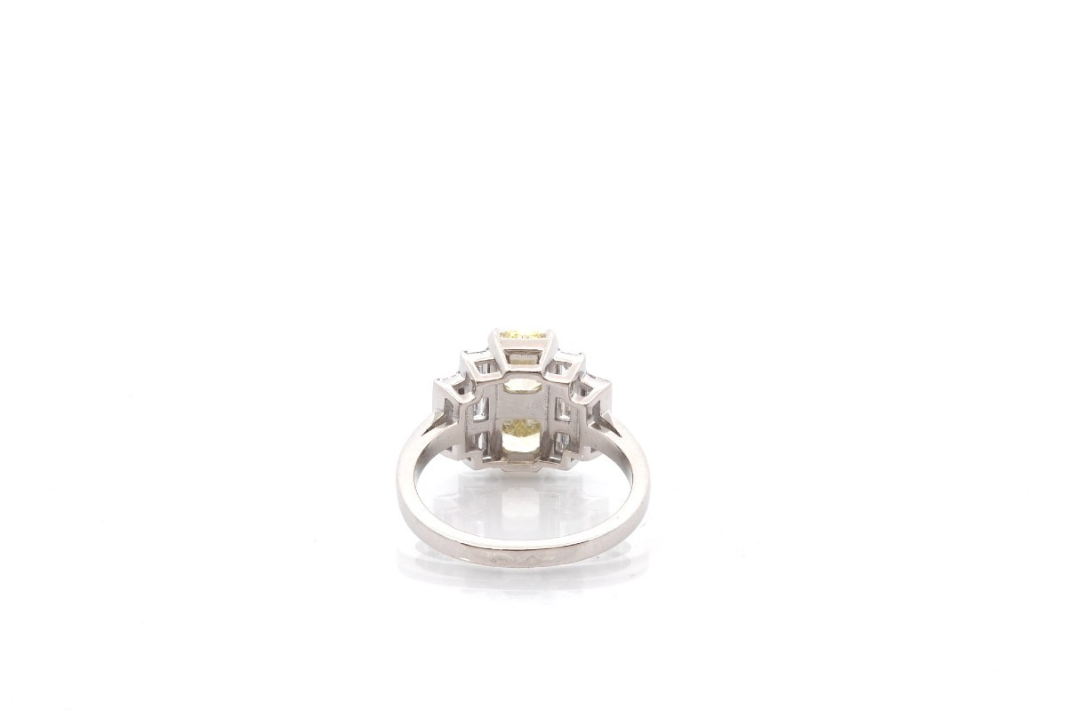 Bague en diamants jaunes Fancy Light-photo-1