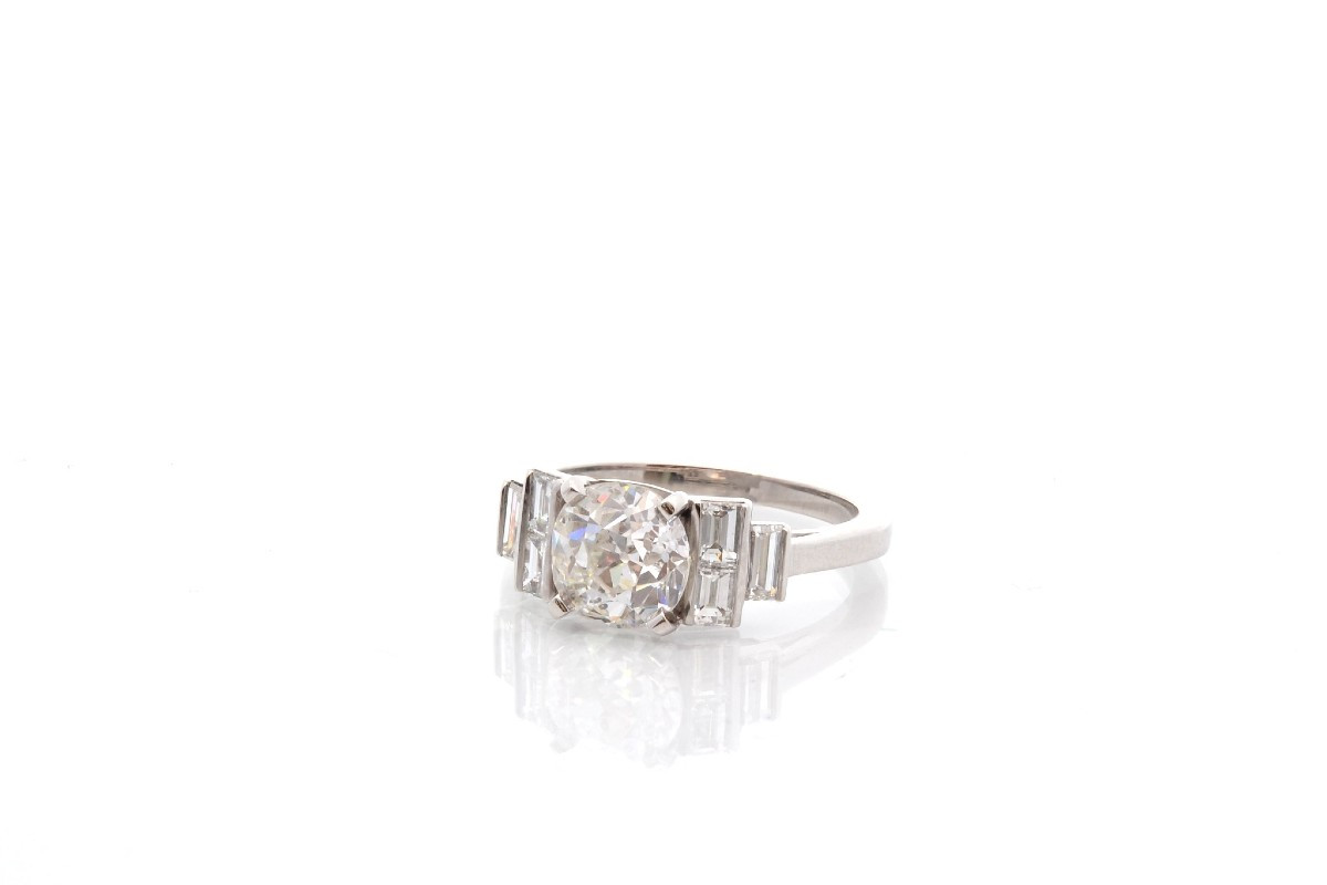 Bague diamant de 1,86cts H/SI2-photo-4