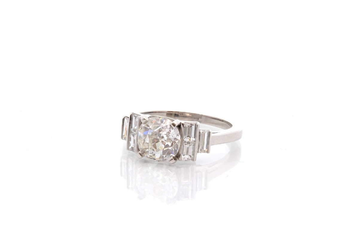 Bague diamant de 1,86cts H/SI2