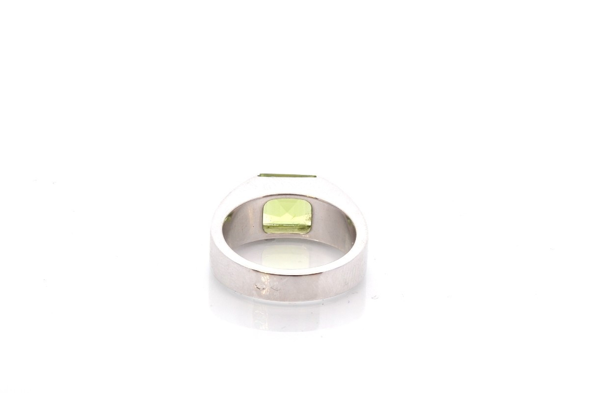 Bague Cartier peridot en or 18k-photo-1