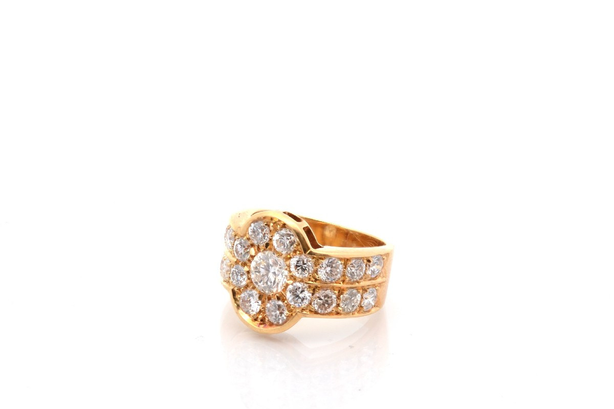Bague diamants en or 18k-photo-4