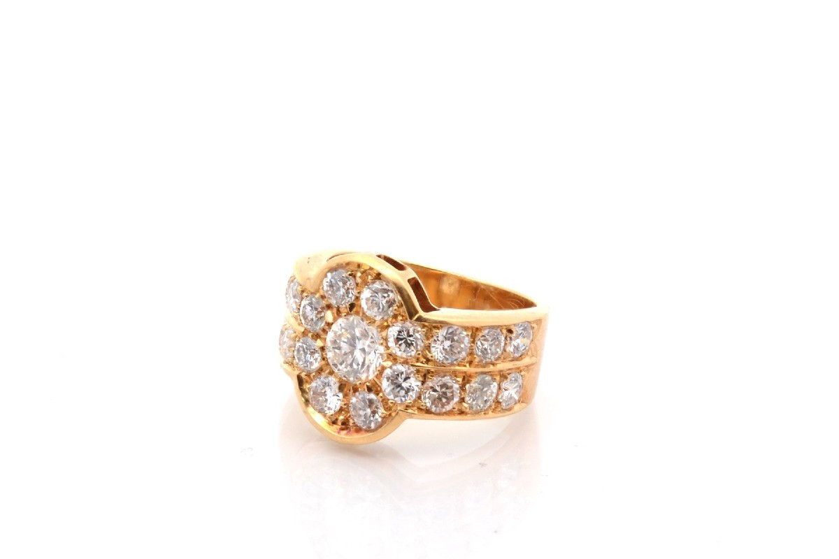 Bague diamants en or 18k