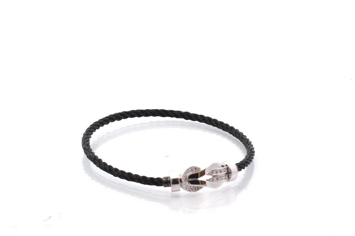 Bracelet Fred diamants en or 18k-photo-3