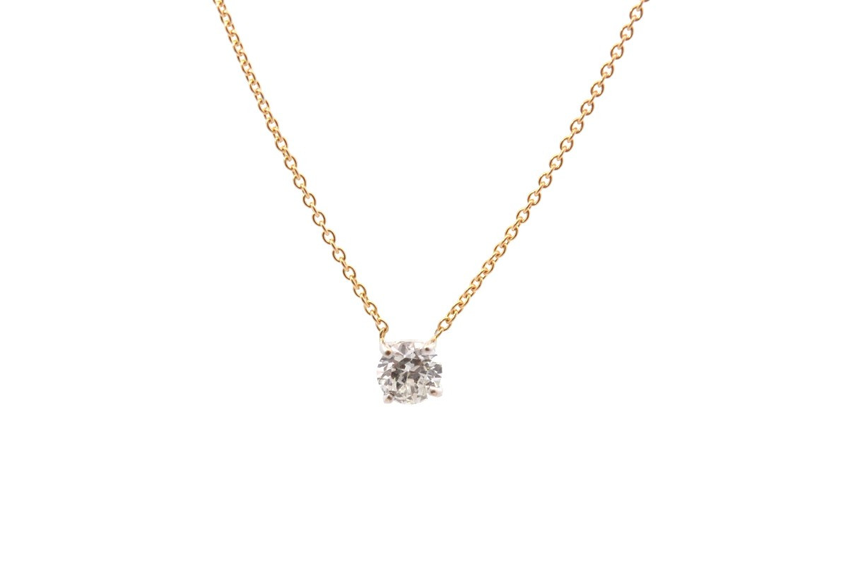 Collier diamant en or 18k-photo-2