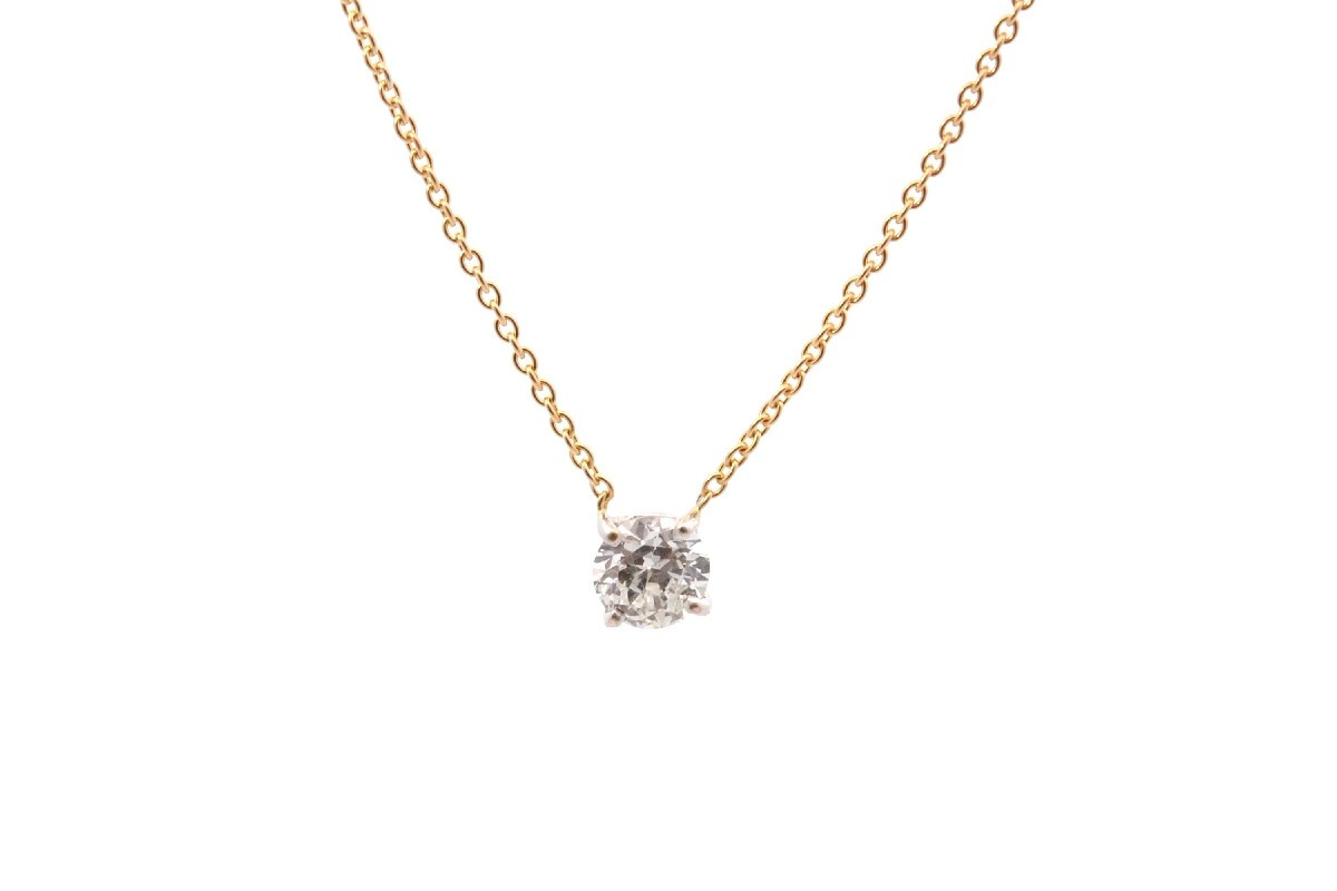 Collier diamant en or 18k