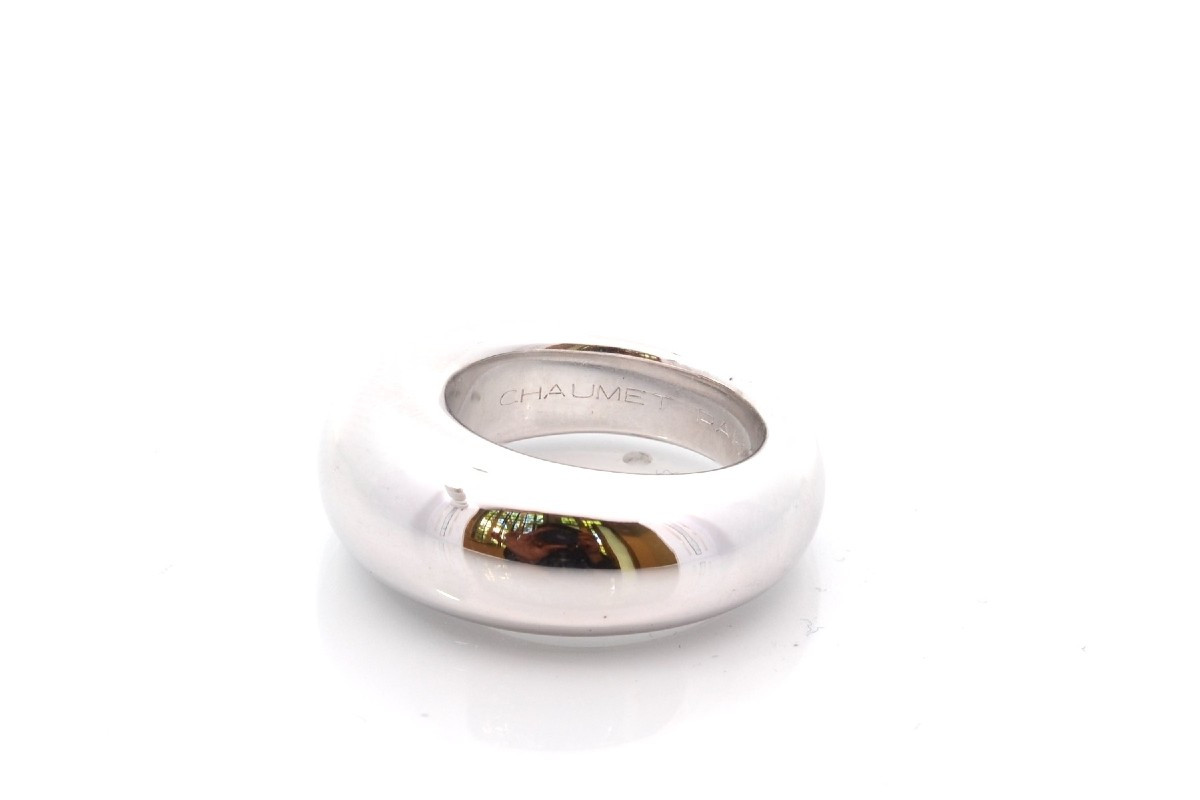 Bague jonc Chaumet en or 18k