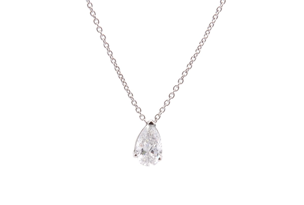 Collier pendentif diamant de 1,01cts