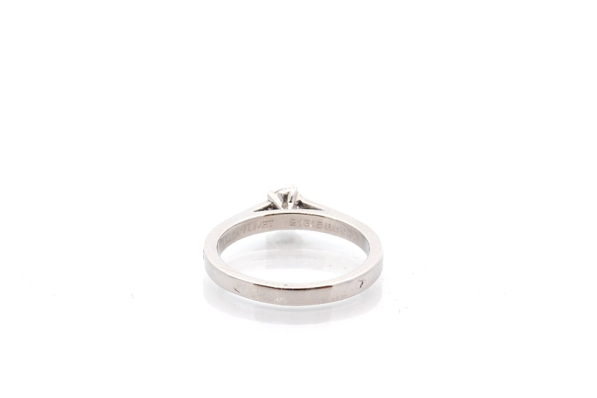 Bague Chaumet diamants en platine-photo-1