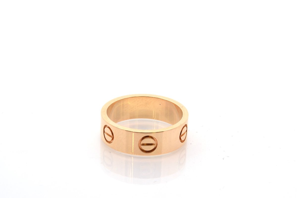 Cartier Love Ring In 18k Gold-photo-3