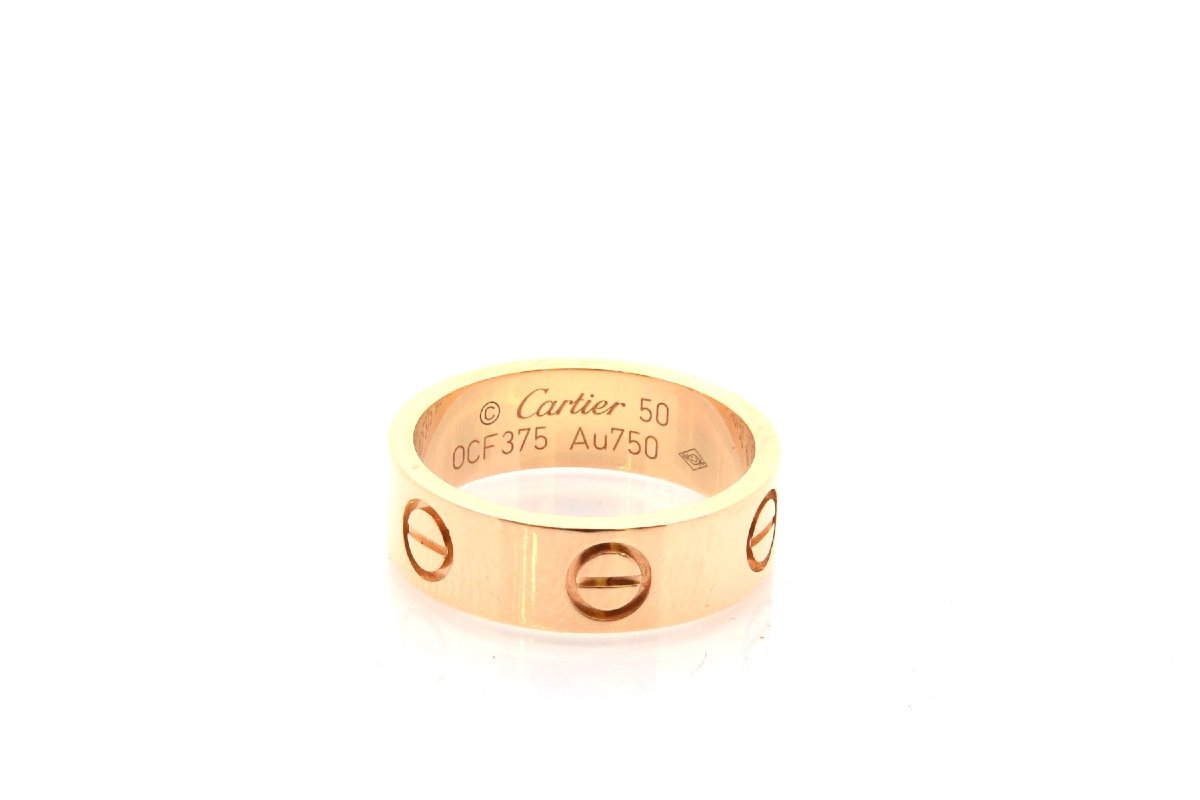 Cartier Love Ring In 18k Gold