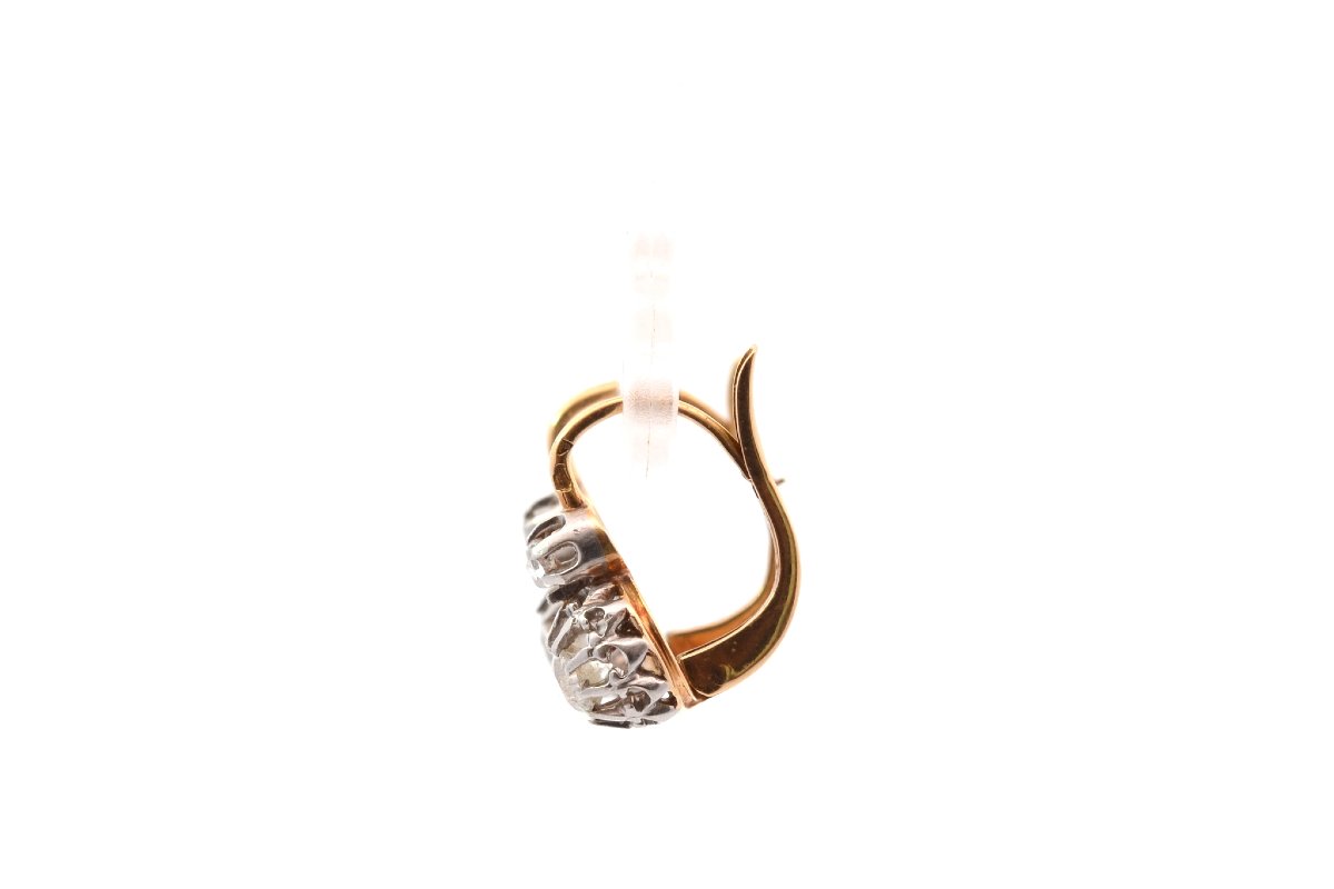 Antique Diamond Earrings-photo-3
