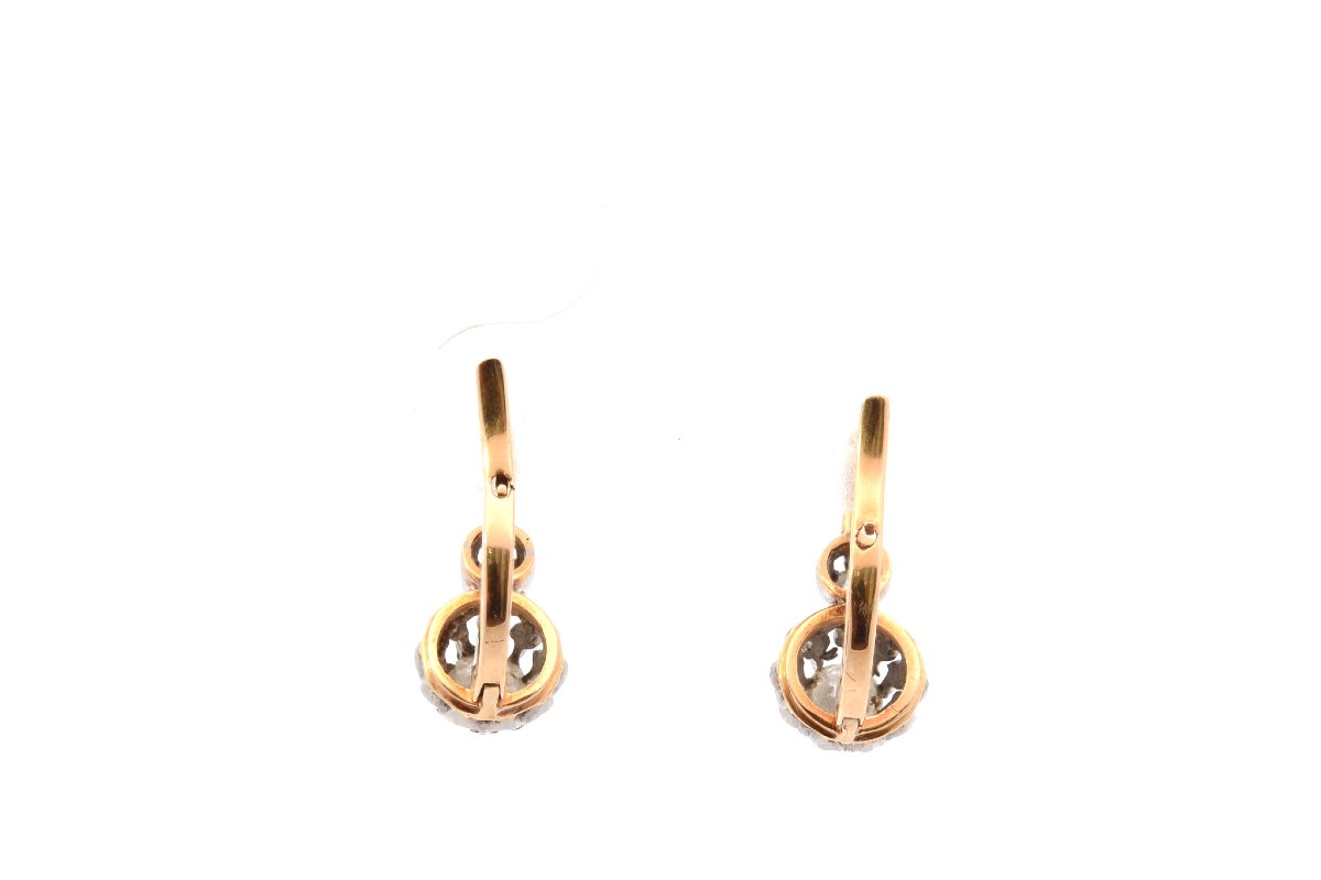 Antique Diamond Earrings-photo-4