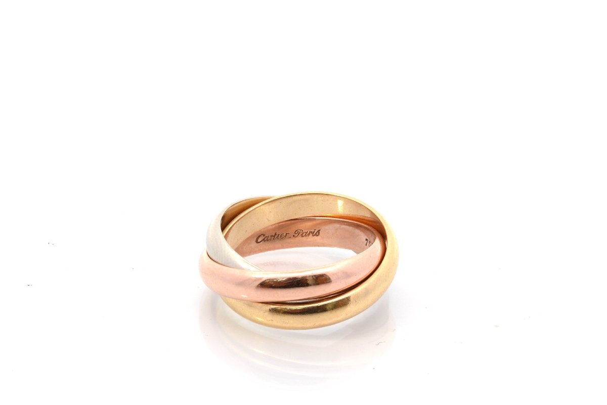 Cartier Trinity 18k Gold Ring-photo-2