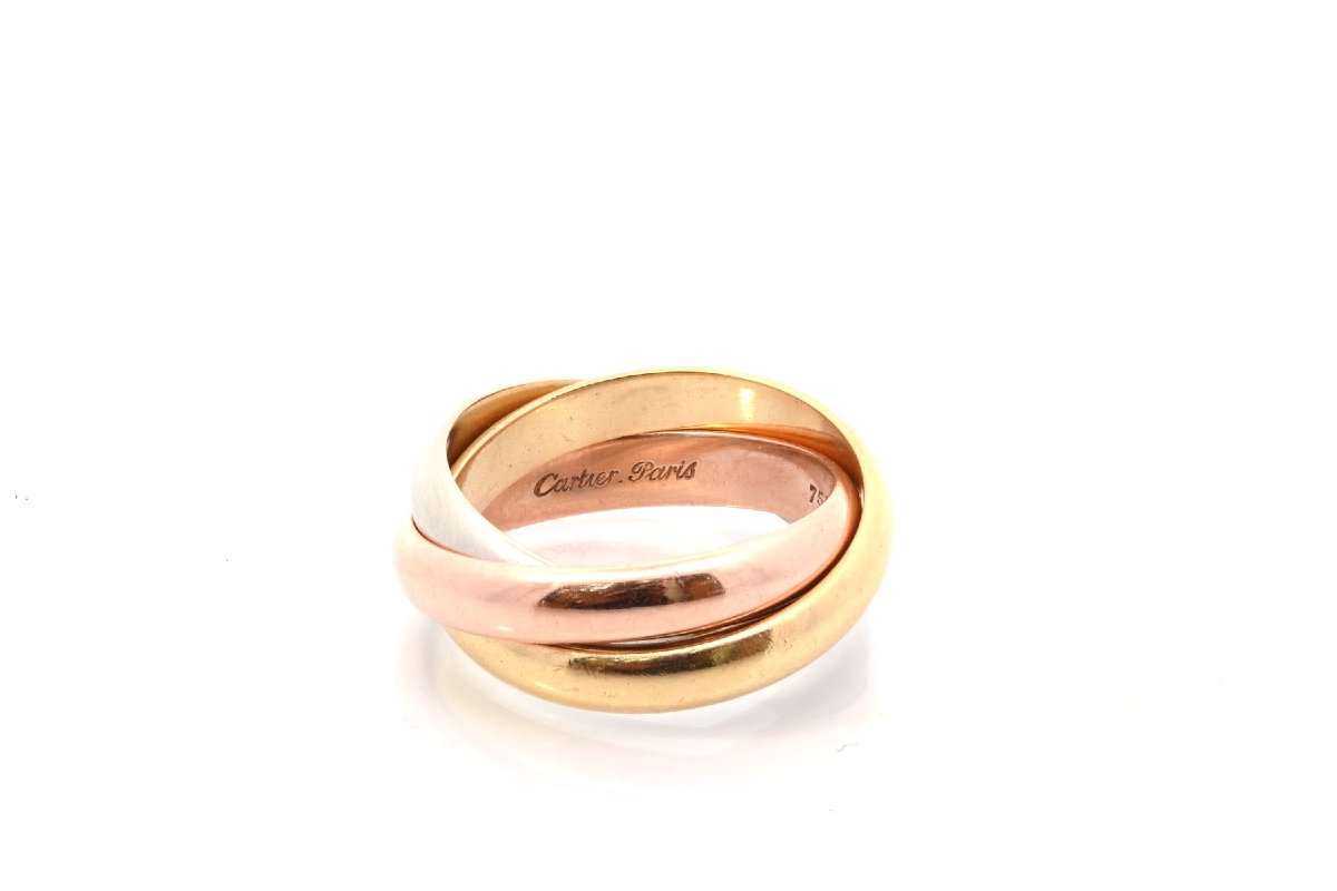 Cartier Trinity 18k Gold Ring