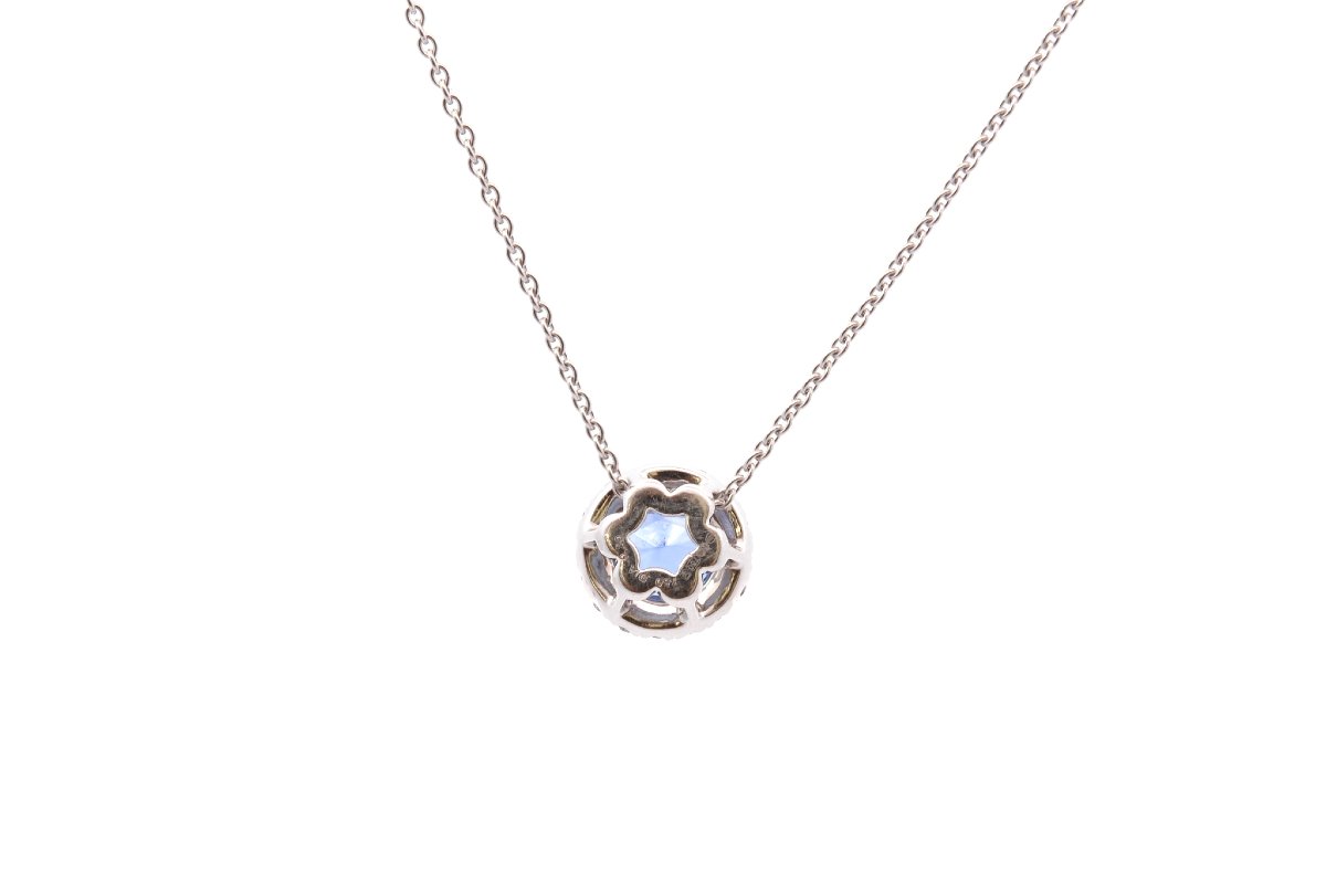 Collier saphir de 1,28cts et diamants-photo-1