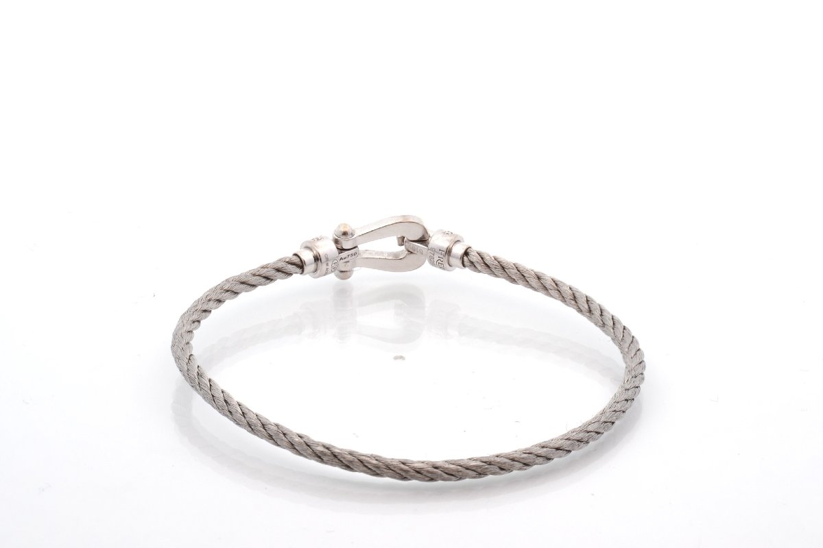 Fred Force 10 Gold And Diamond Bracelet-photo-3