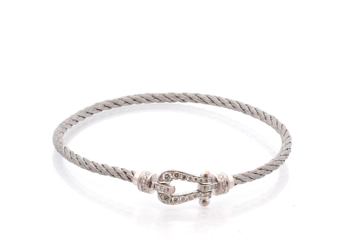 Fred Force 10 Gold And Diamond Bracelet