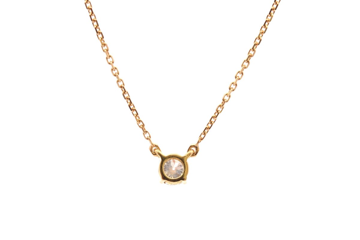 0.55-carat Diamond Pendant In 18k Gold-photo-3