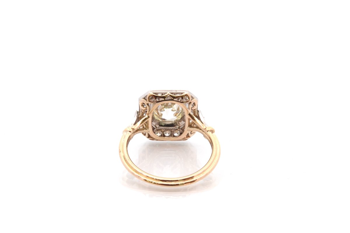 Bague diamant de 1,55cts L/SI2 en or 18k-photo-4