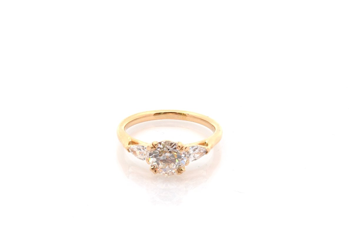 1.15-carat J/si2 Diamond Ring In 18k Gold