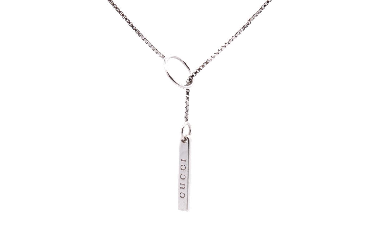 Gucci “link To Love” Necklace In 18k Gold