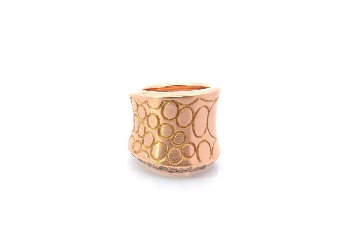 Bague Pomellato “Cocco” en or 18k-photo-2